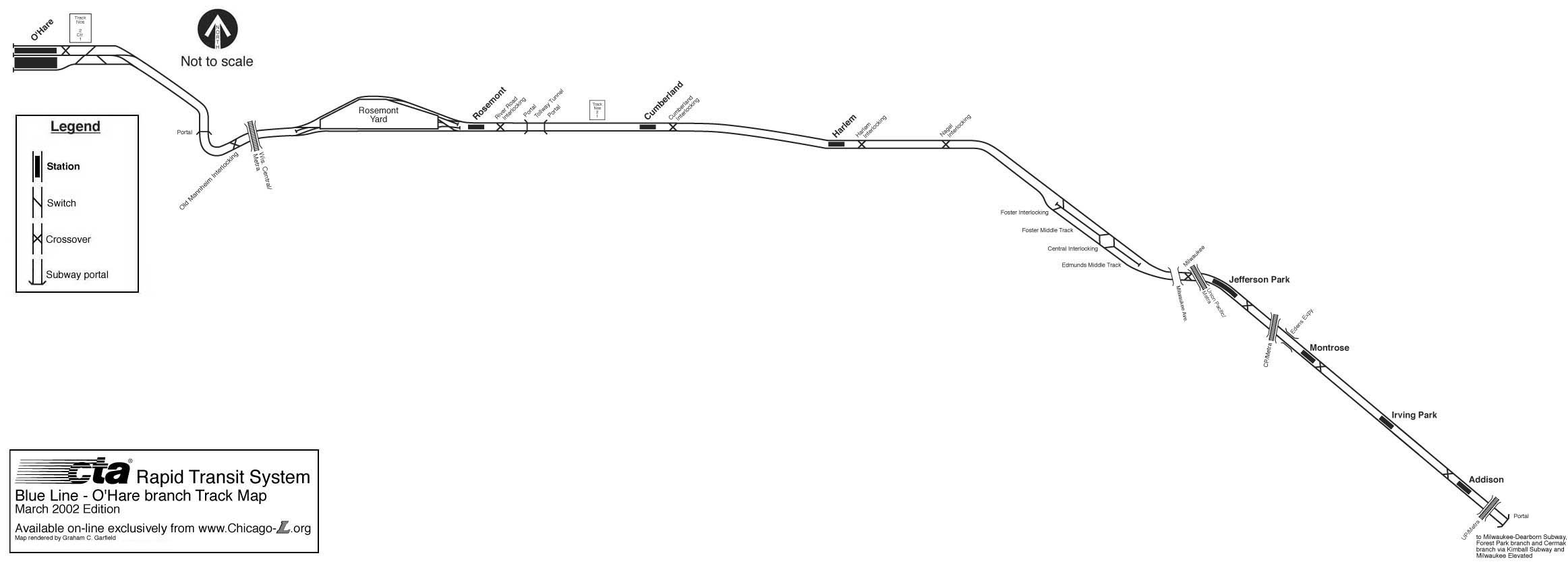 Chicago ''L''.org: System Maps - Track Maps